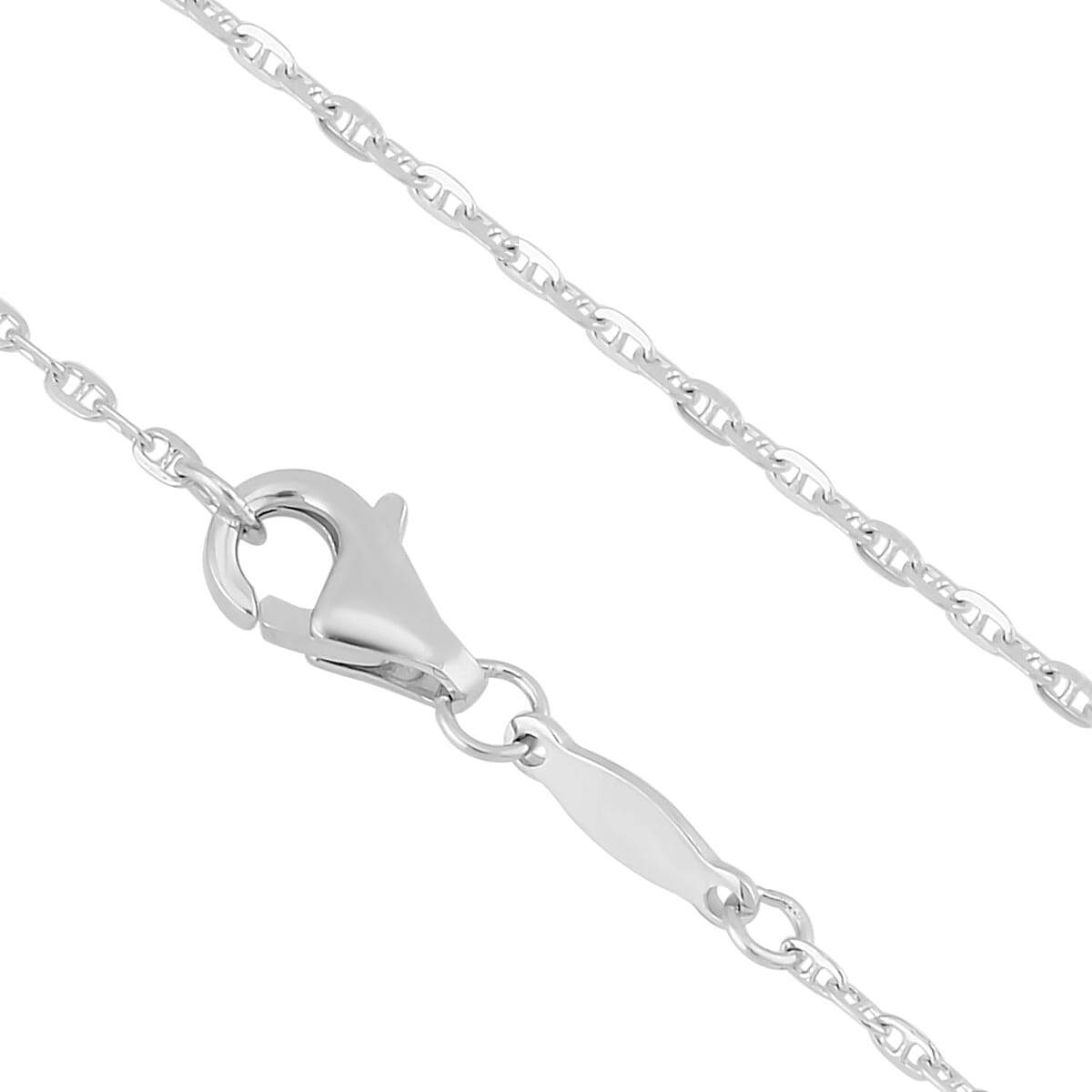 950 Platinum Mariner Link Men's Chain Necklace (22 Inches) 2.75 Grams image number 3