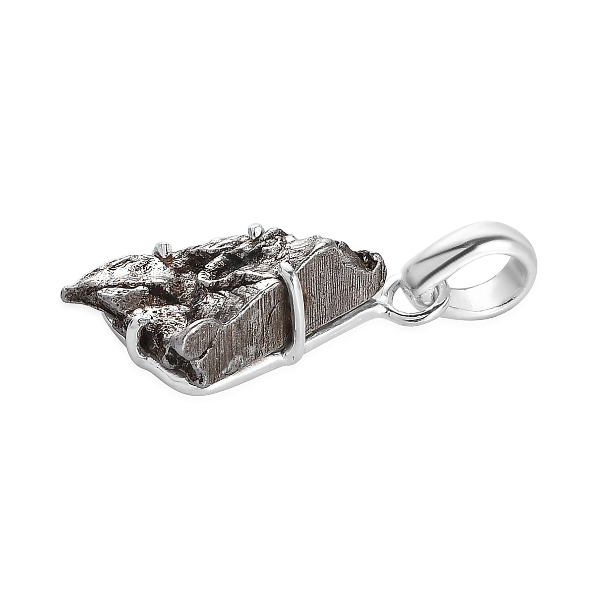 Marvelous Meteorite Pendant in Sterling Silver image number 3