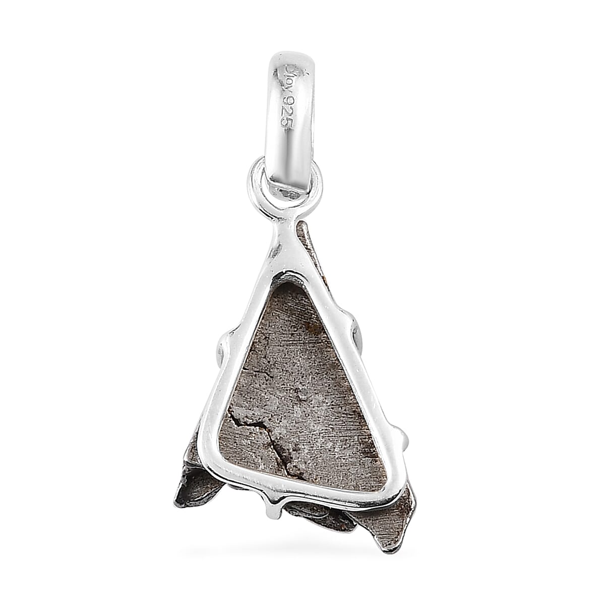 Marvelous Meteorite Pendant in Sterling Silver image number 4