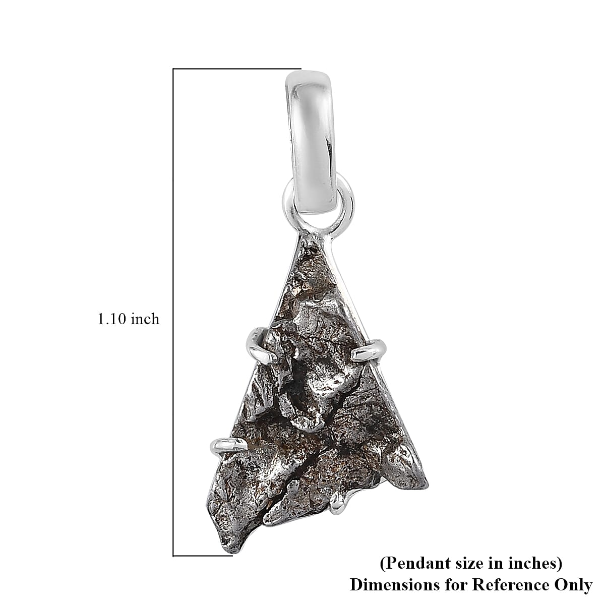 Marvelous Meteorite Pendant in Sterling Silver image number 5