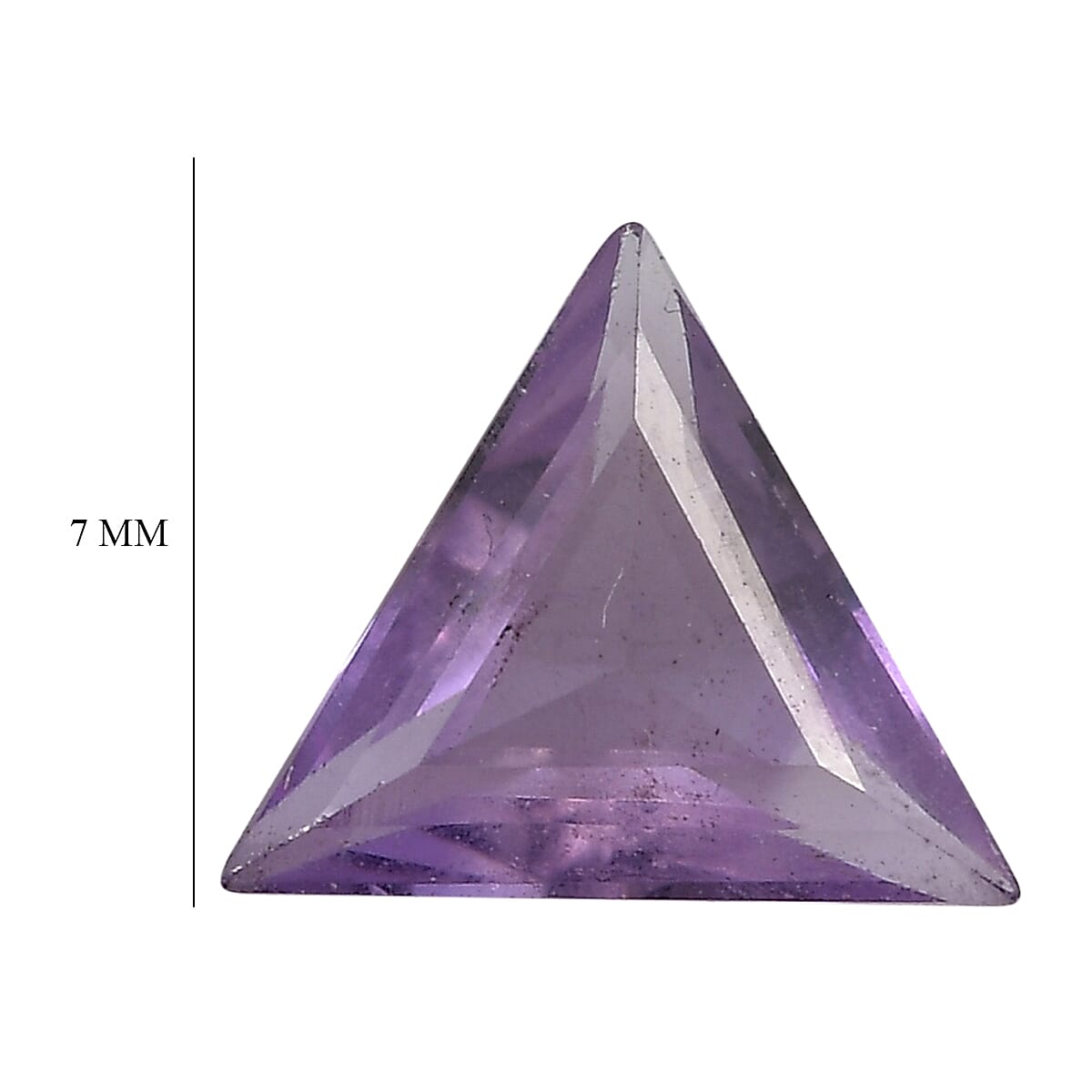 Rose De France Amethyst Set of 3 (Trl 7 mm) 2.40 ctw Loose Gemstone