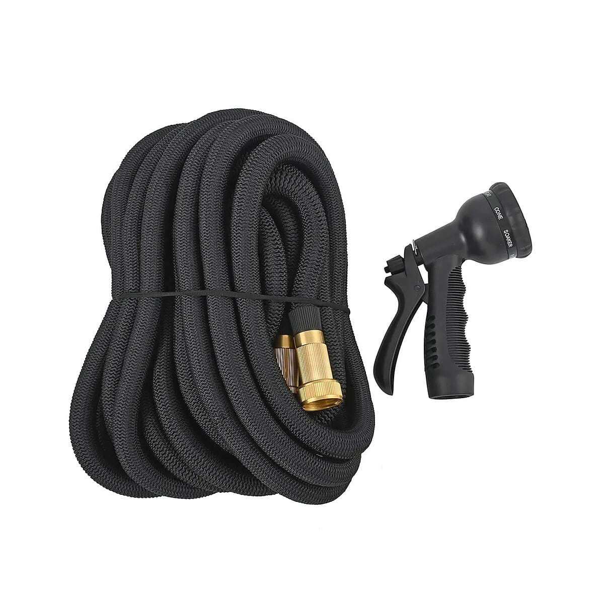 100 Ft Garden Hose with Nozzle image number 3