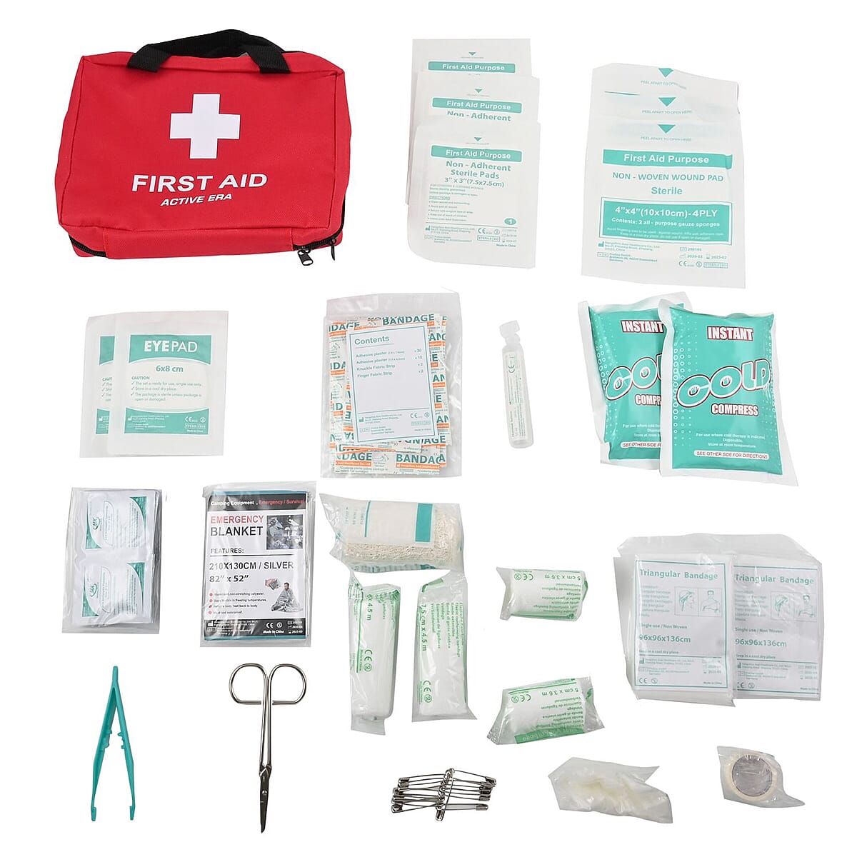 Active Era Premium 90-Piece First Aid Kit Delivers in 14-20 Business Days image number 3