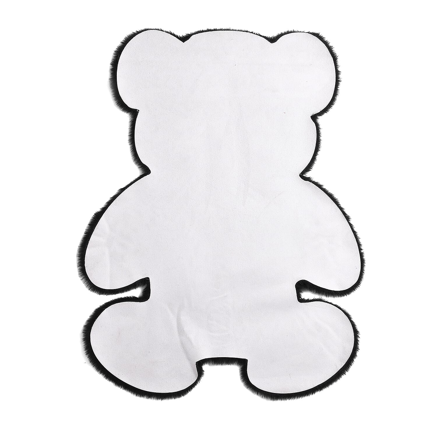 Homesmart Black Bear Shape Rug