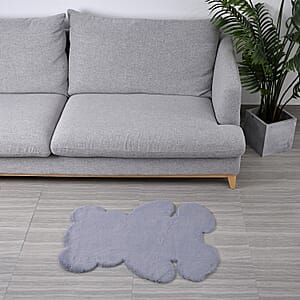 Homesmart Gray Bear Shape Rug