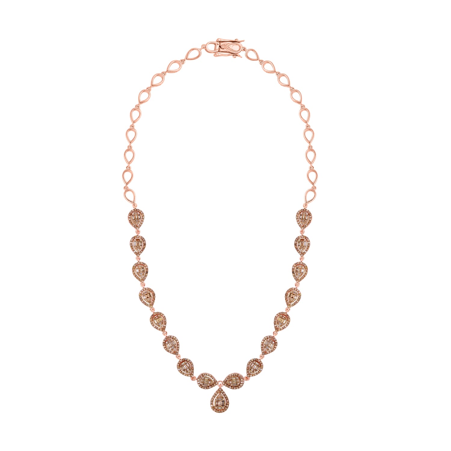 Champagne deals diamond necklace