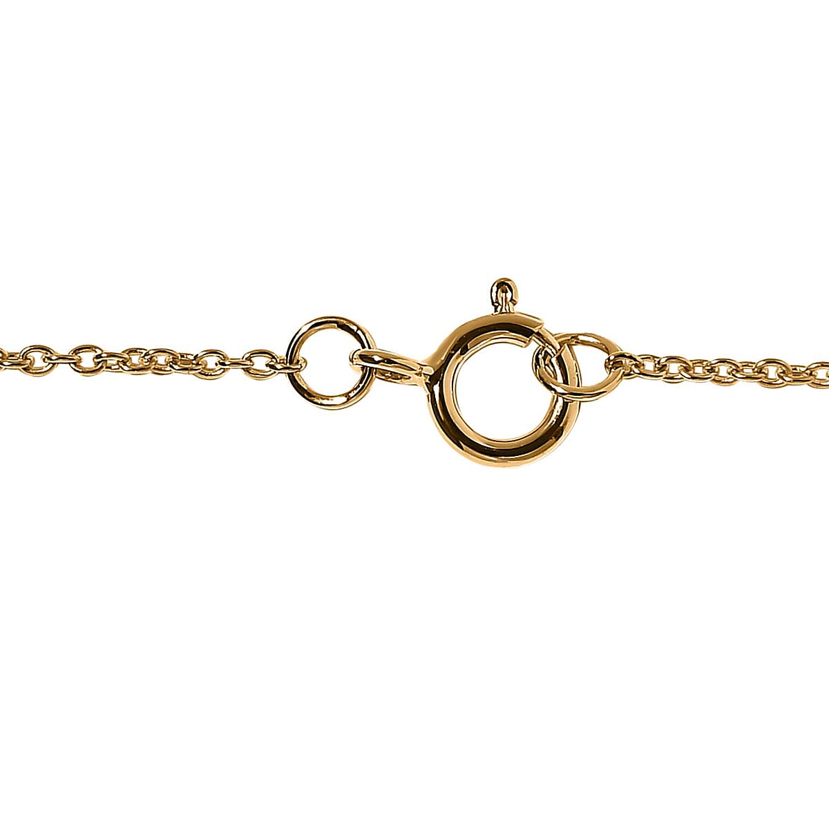 Luxoro 14K Yellow Gold G-H I2 White Diamond Arrow Necklace 18 Inches 0.15 ctw image number 4