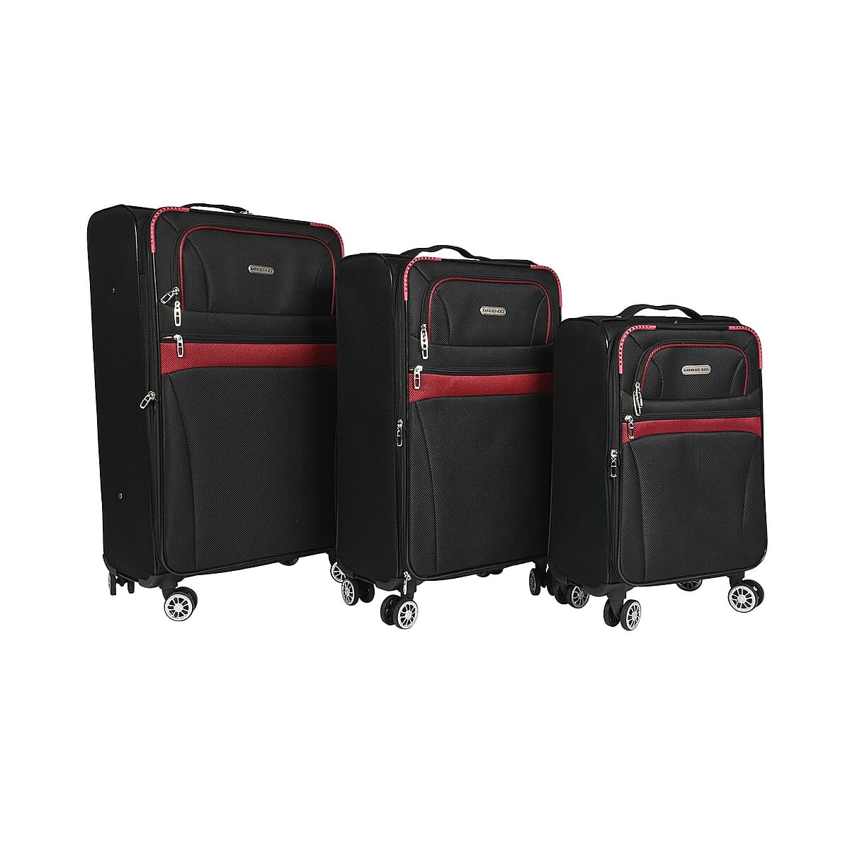Karriage Mate Black Set of 3 Luggage image number 1