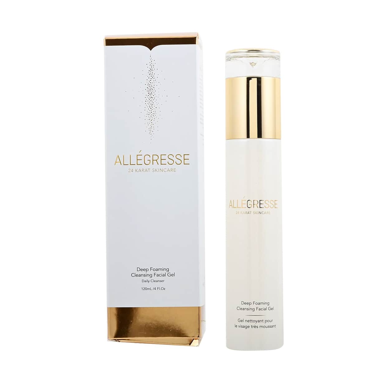 Allegresse 24K Deep Foaming Cleansing Facial Gel | Face Cleansing Gel | Foam Face Wash image number 0