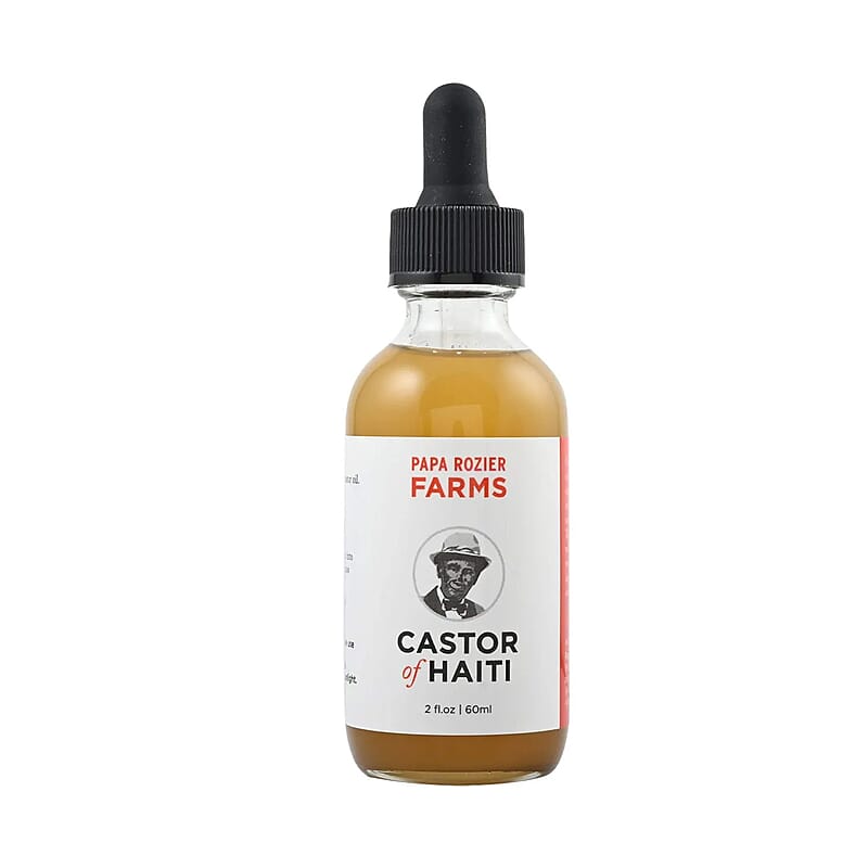 Papa Rozier Castor Oil of Haiti (2oz) Made In USA, Organic Castor Oil Pack, Best Castor Oil for Skin Beard Growth Curly Hair and Feet