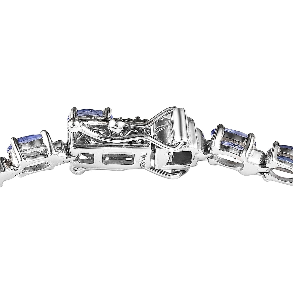 Premium Tanzanite Tennis Bracelet in Platinum Over Sterling Silver (7.25 In) 6.40 ctw image number 3