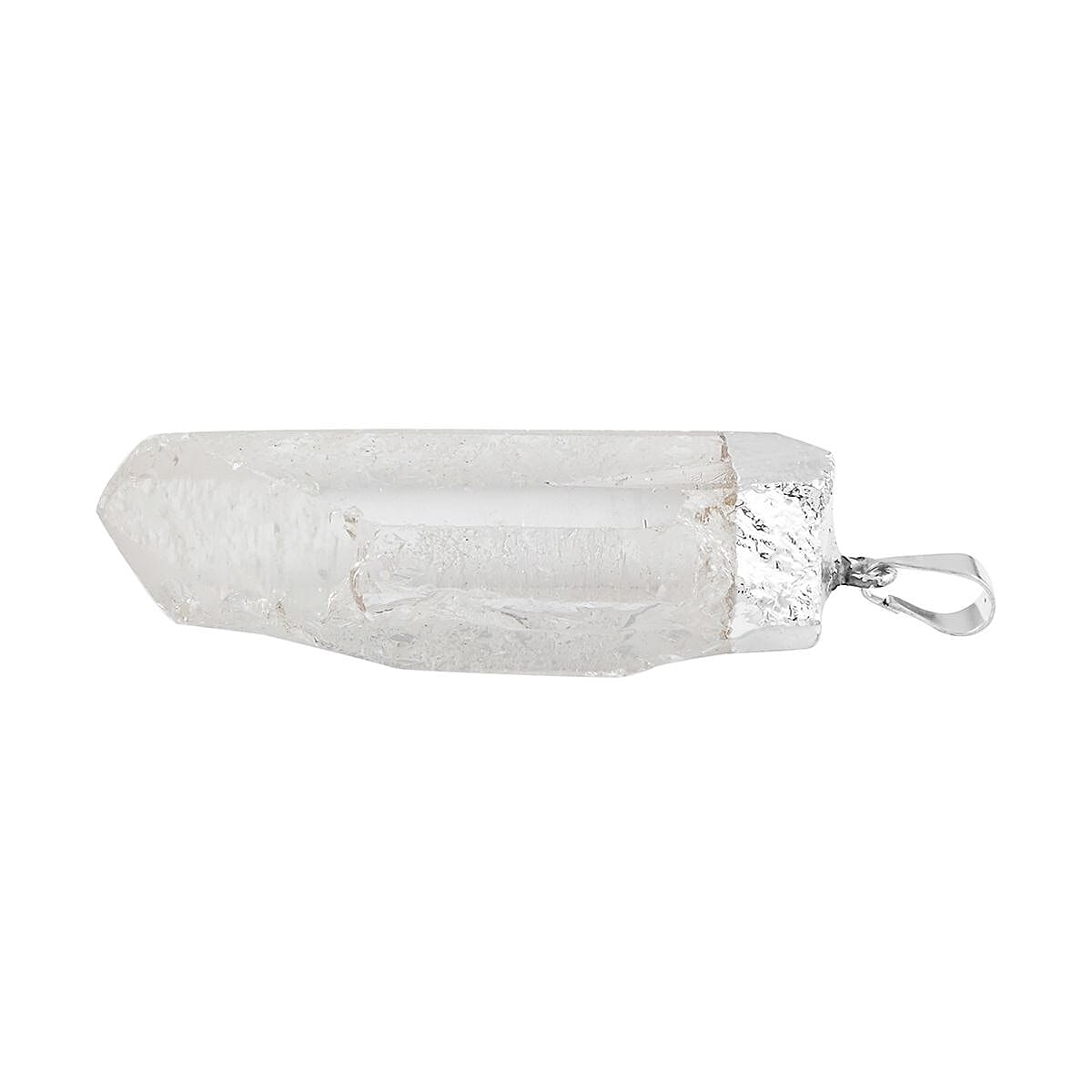 Quartzite Pendant without Chain in Silvertone 92.00 ctw