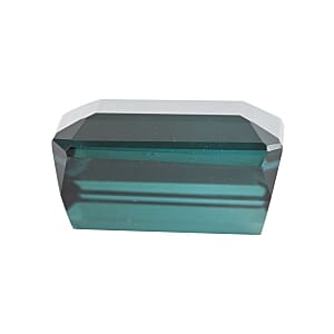 Certified 4.00 ctw Octagon Monte Belo Indicolite Loose Gemstone &ndash; AAAA Grade, Free Size