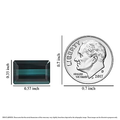 AAAA Monte Belo Indicolite (Bgt) 7.10 ctw
