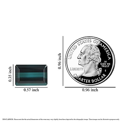 AAAA Monte Belo Indicolite (Bgt) 7.10 ctw
