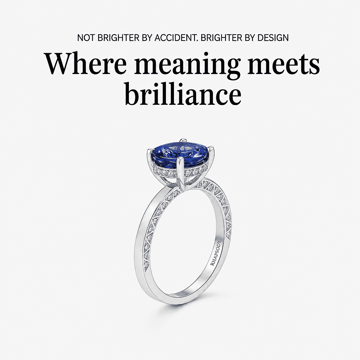 Certified & Appraised Rhapsody AAAA Tanzanite, Diamond Ring in 950 Platinum 2.50 ctw (Size 10.0)