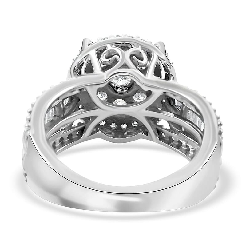 10K White Gold G-H I2-I3 Diamond Ring (Size 10.0) 5.10 Grams 1.00 ctw (Delivery in 10-15 Business Days)