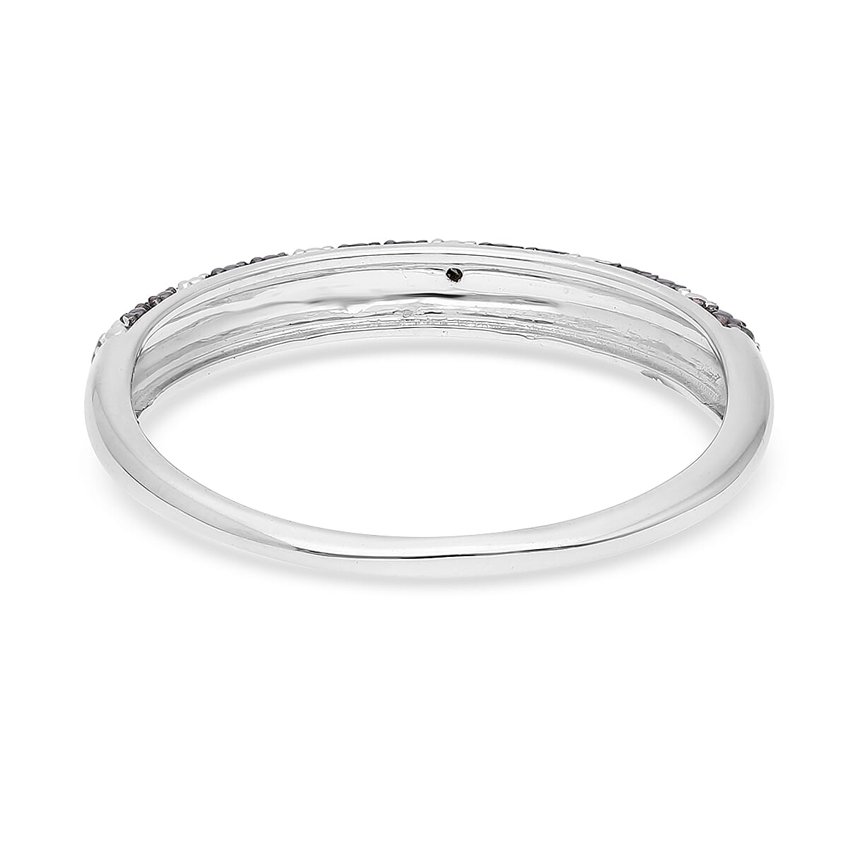 Green Diamond Accent Ring in Platinum Over Sterling Silver (Size 7.0) image number 4