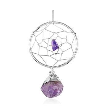 Amethyst in Silvertone - Product card gallery slide 1 (10177045823801)