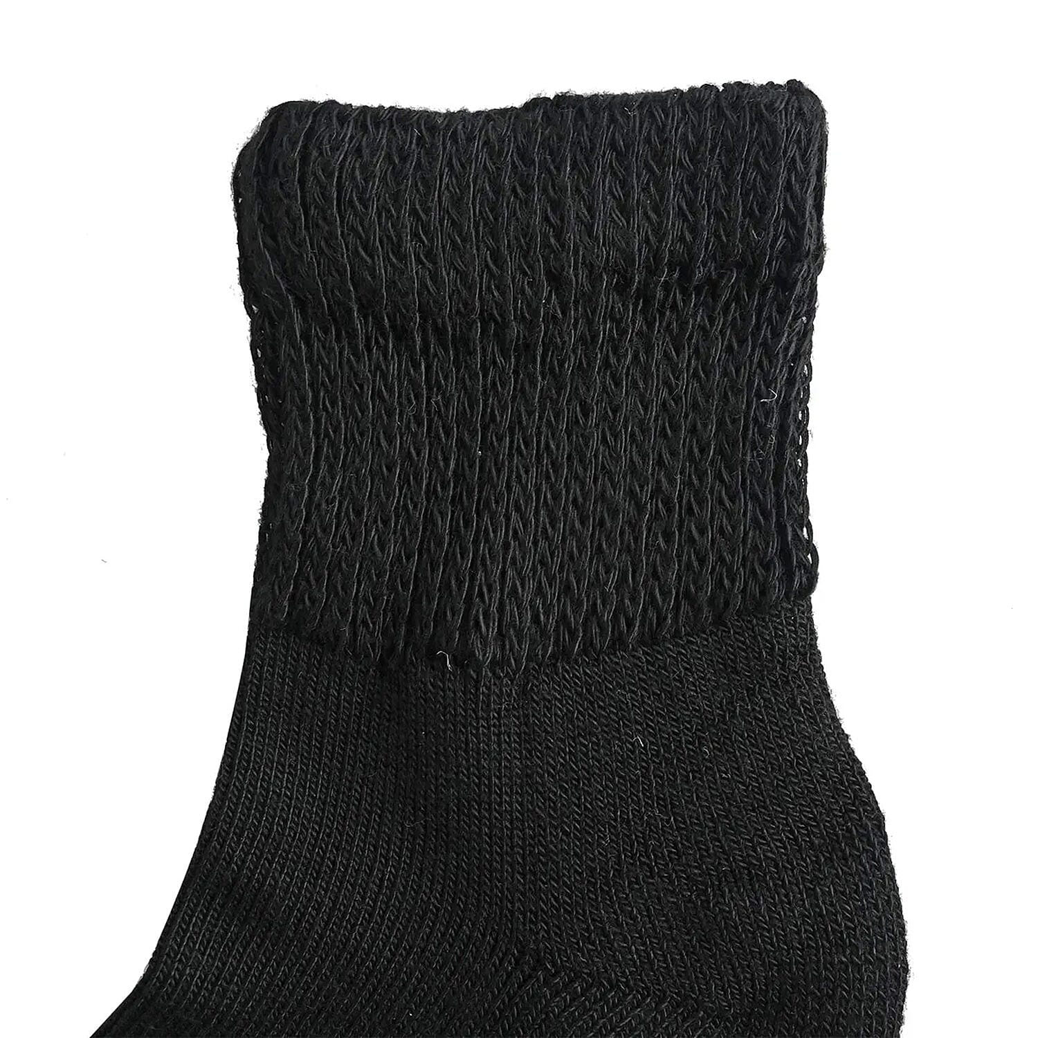 Dr. Scholls Black Diabetes and Circulatory Long Crew Socks, Diabetic Socks for Men and Women, Breathable Odor Resistant Ultra-Soft Long Crew Socks