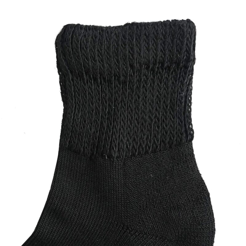 Dr. Scholls Black Diabetes and Circulatory Long Crew Socks, Diabetic Socks for Men and Women, Breathable Odor Resistant Ultra-Soft Long Crew Socks