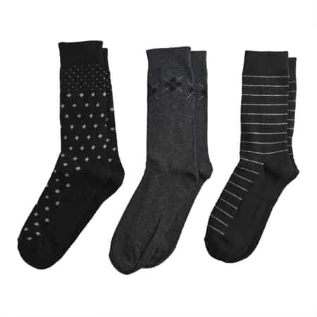 Men’s 3 Pack Dress Socks