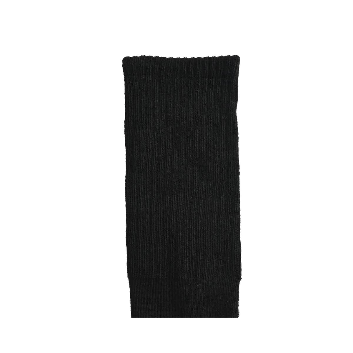 Slazenger Men's 7pck Crew Athletic Socks -Black (Sizes 6-12.5) image number 3