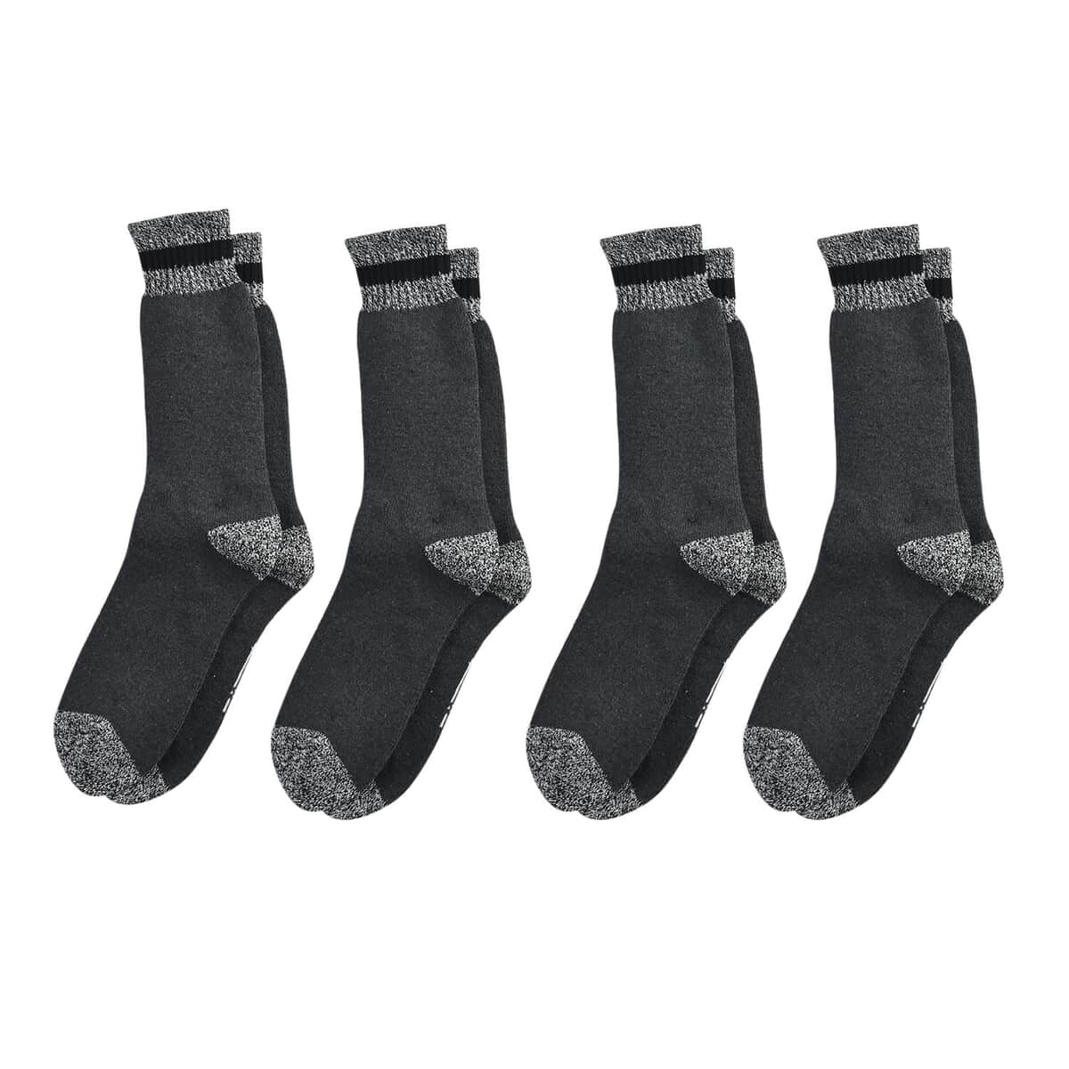 Slazenger Men Set of 4 Breathable and Ultra Soft Boot Socks, Non Binding Polyester Boot Socks, Crew Style Socks image number 0