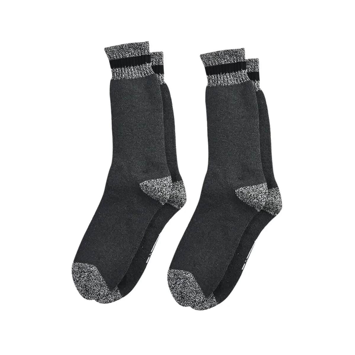 Slazenger Men Set of 4 Breathable and Ultra Soft Boot Socks, Non Binding Polyester Boot Socks, Crew Style Socks image number 2