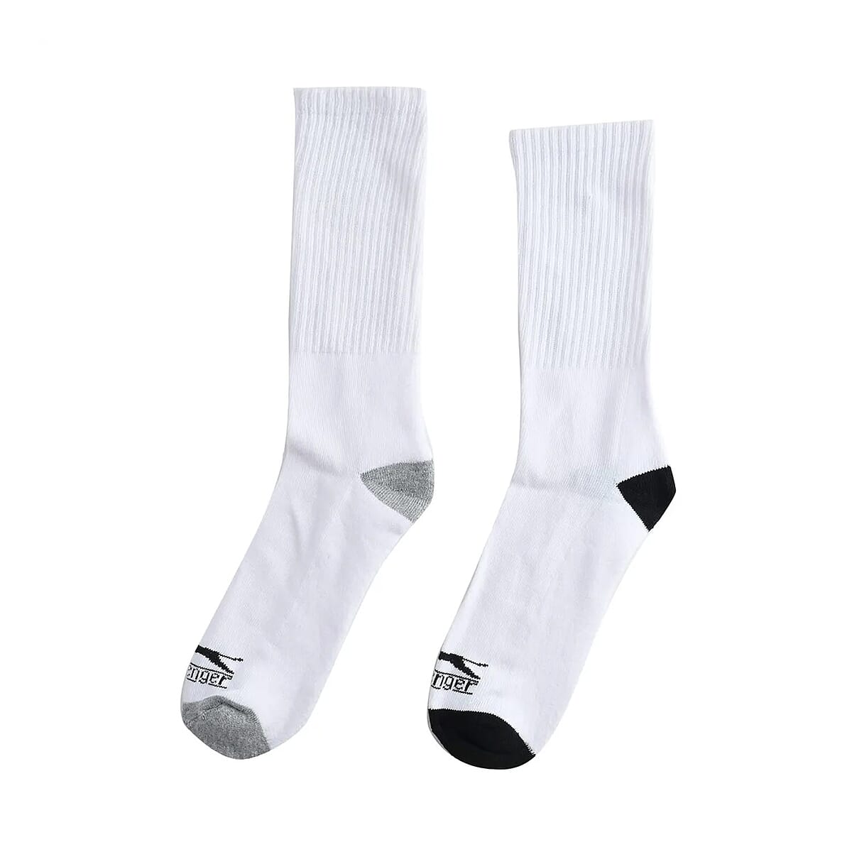 Slazenger Men's 7pck Crew Athletic Socks -White (Sizes 6-12.5) image number 3