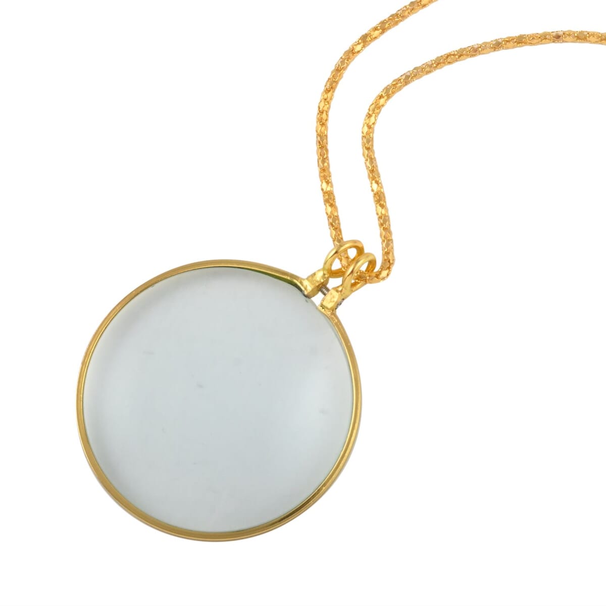 Maximize Pendant Magnifier with Chain in Goldtone (18) (5x) image number 2