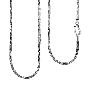 Bali Legacy Sterling Silver Tulang Naga Chain Necklace 120 Inches 89.50 Grams