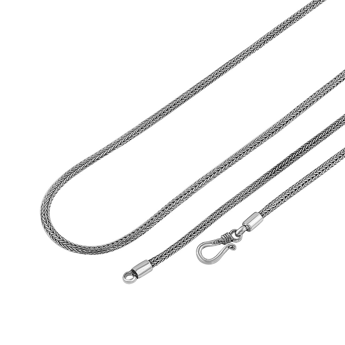 Bali Legacy Sterling Silver Tulang Naga Chain Necklace 120 Inches 89.50 Grams image number 2
