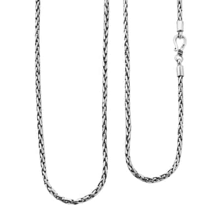 Bali Legacy Engraved Rectangular Link Chain Necklace