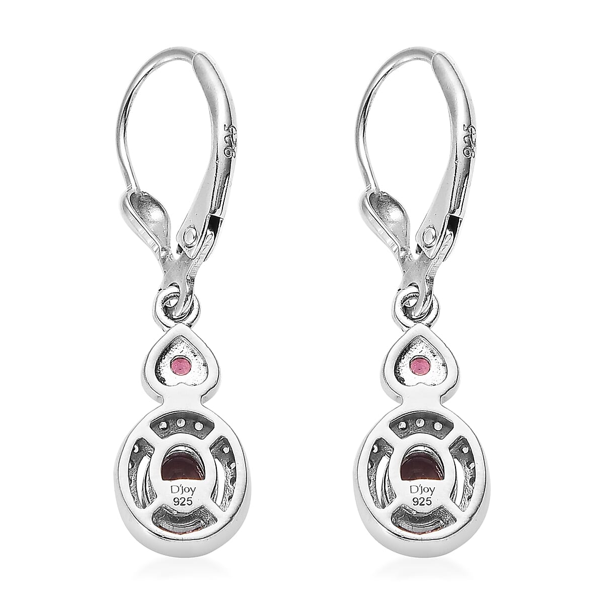 Tanzanian Lavender Spinel and Multi Gemstone Dangling Earrings in Platinum Over Sterling Silver 1.25 ctw