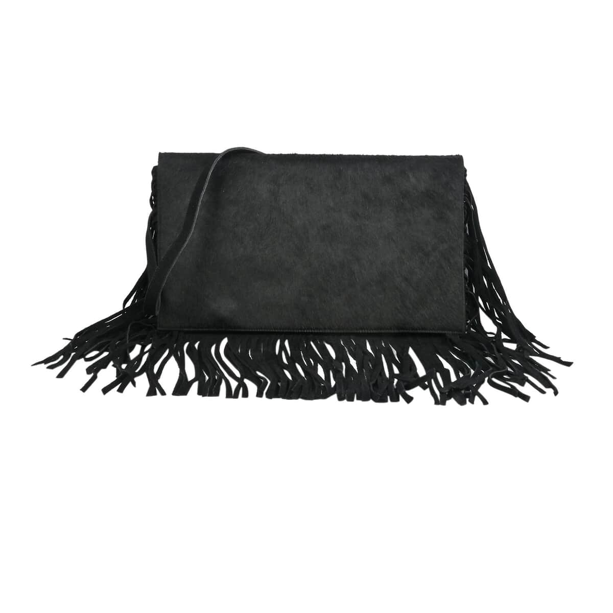 Bajalia Yamini Calf Hair Fringe Shoulder Bag image number 0