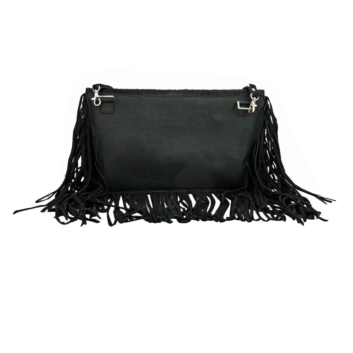 Bajalia Yamini Calf Hair Fringe Shoulder Bag image number 3