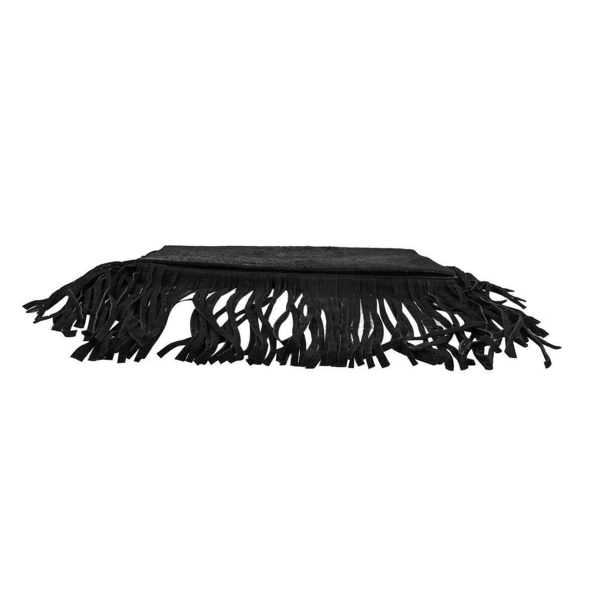 Bajalia Yamini Calf Hair Fringe Shoulder Bag image number 4