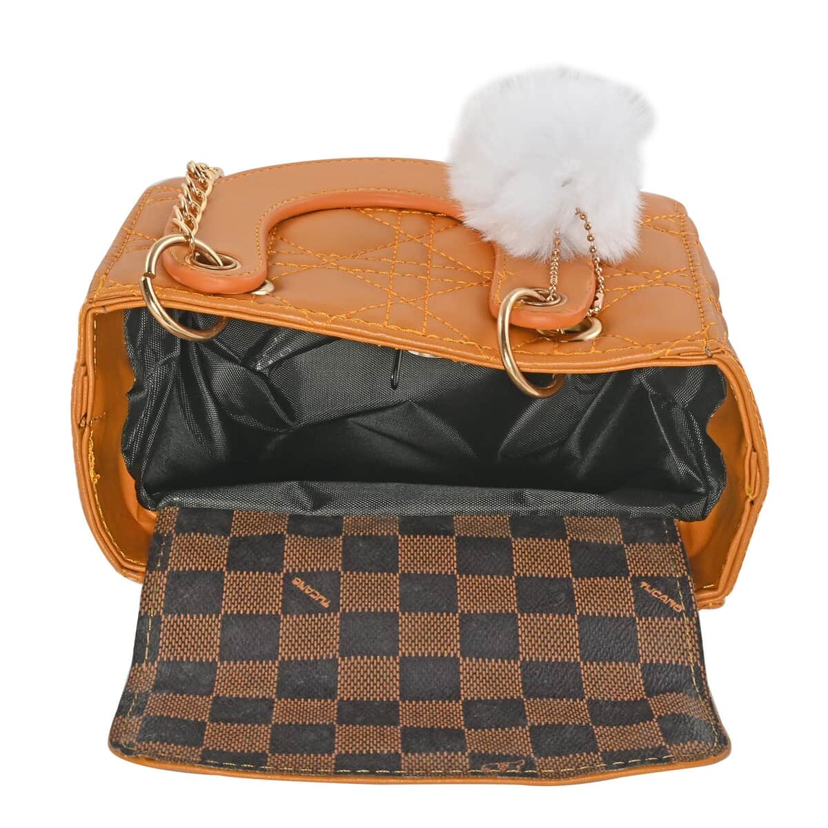 Faux Leather Crossbody Bag image number 5