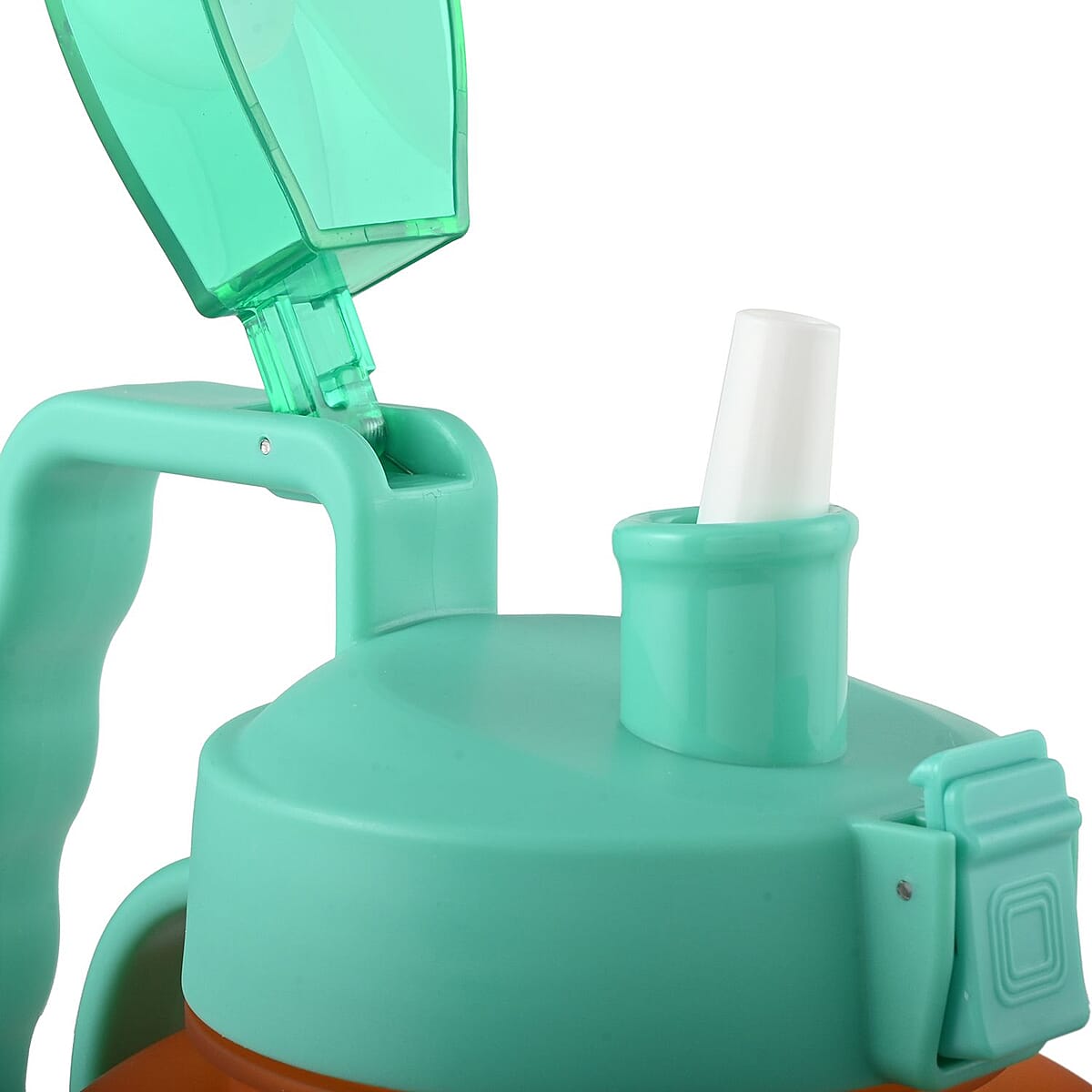 Venture Pal 1 Gallon Motivational Water Bottle -Orange & Green Gradient image number 4