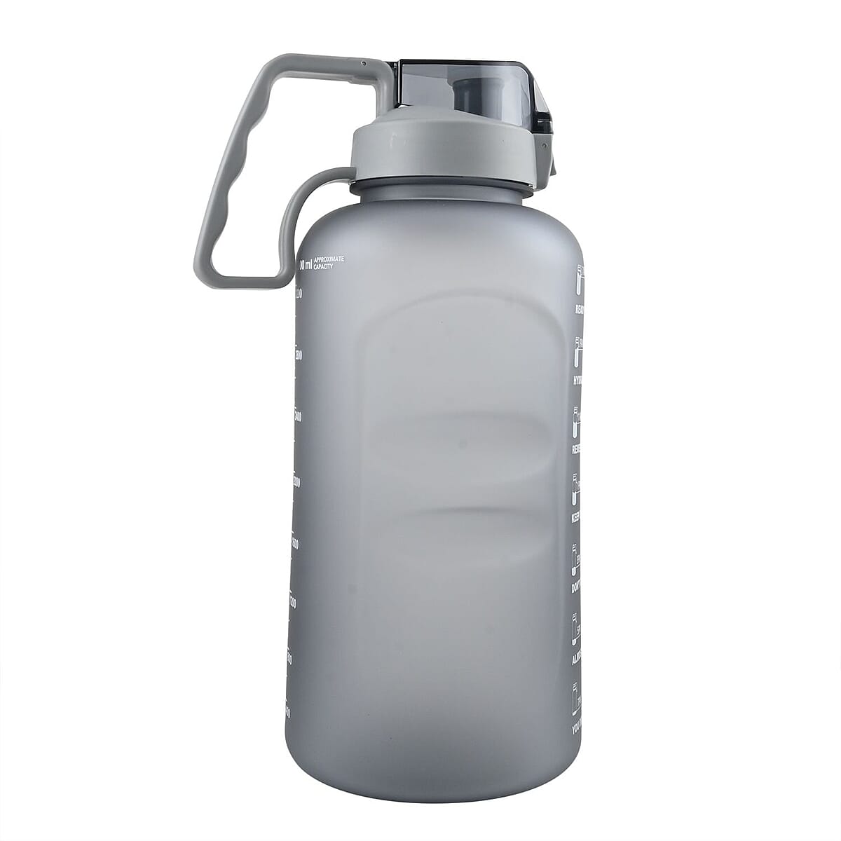 Venture Pal 1 Gallon Motivational Water Bottle -Frosted Gray image number 3