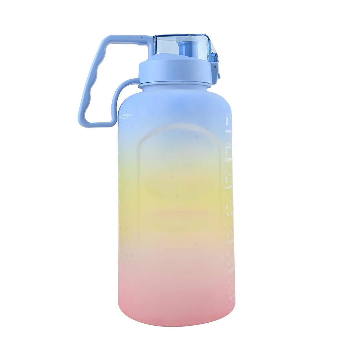 Venture Pal 1 Gallon Motivational Water Bottle -Yellow & Pink Gradient image number 3