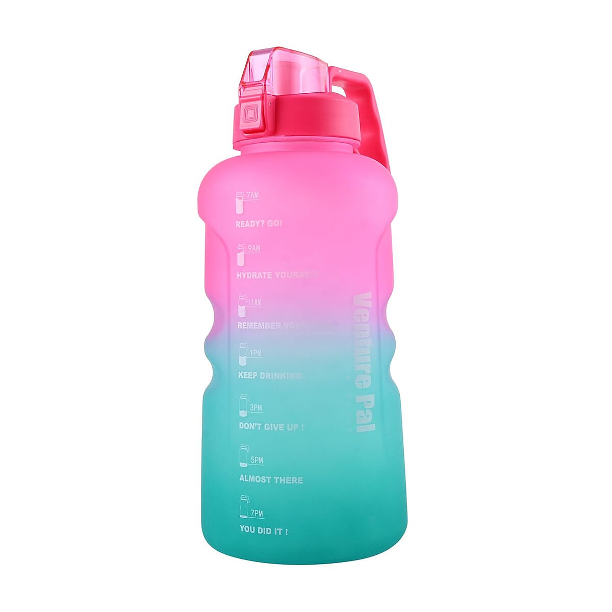 Buy Venture Pal Gallon Motivational Water Bottle -Light Pink