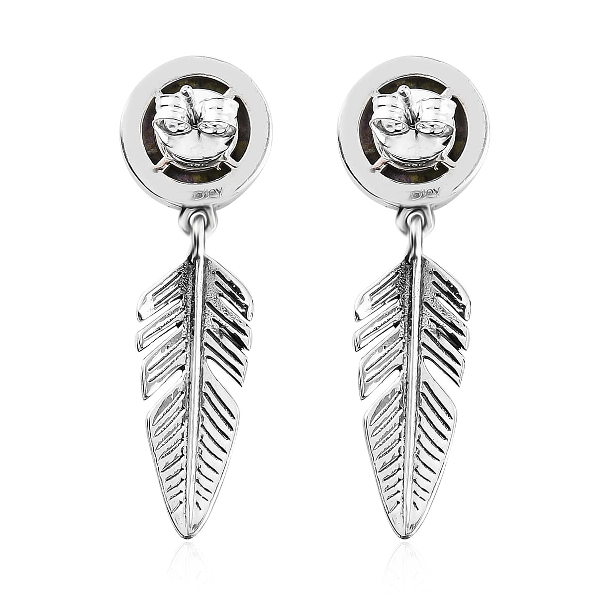 Artisan Crafted Tasmanian Stichtite Dangle Earrings in Sterling Silver 6.30 ctw image number 3