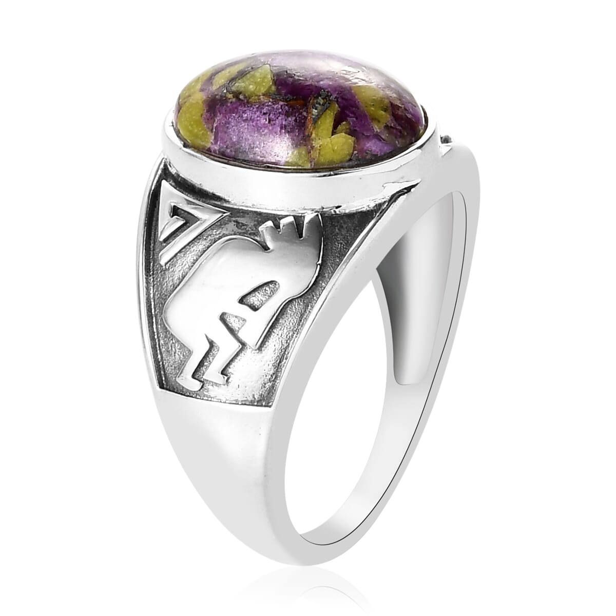 Tasmanian Stichtite Ring in Sterling Silver 4.90 ctw image number 2