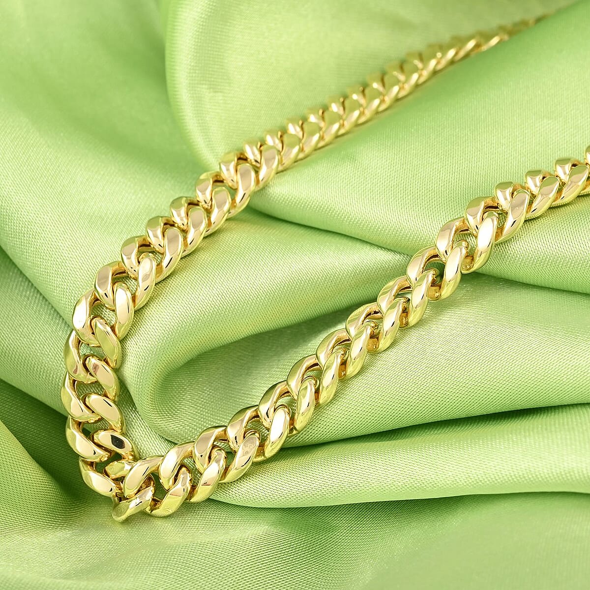 14K Yellow Gold 6.6mm Miami Cuban Necklace 24 Inches 32.50 Grams image number 1
