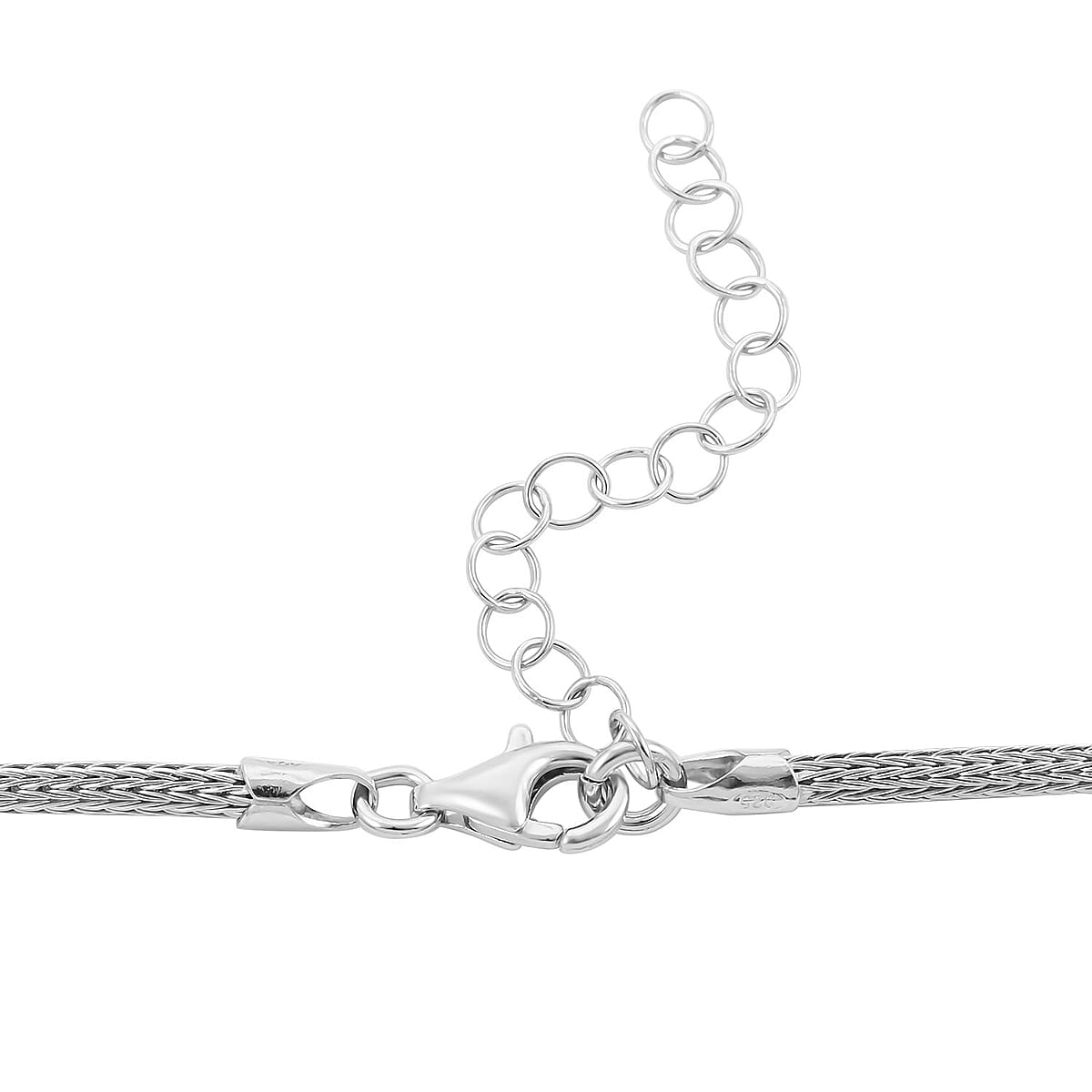 Baltic Amber Tear Drop Necklace 20 Inches in Sterling Silver 7.5 Grams image number 3