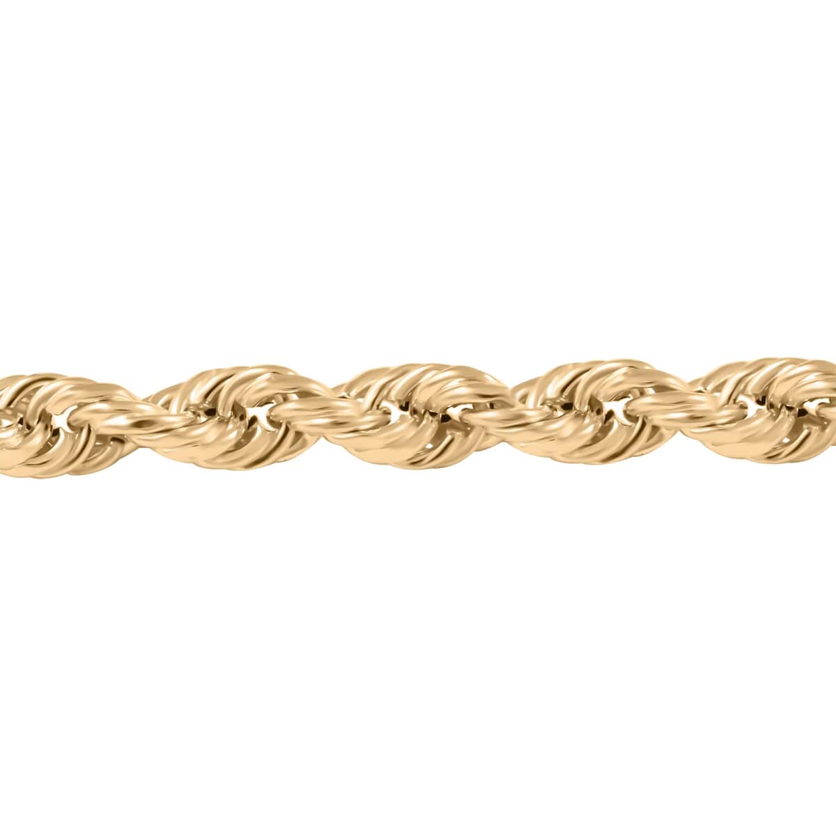 Mother’s Day Gift 10K Yellow Gold 4mm Rope Chain Bracelet (8.00 In) 2.8 Grams image number 2