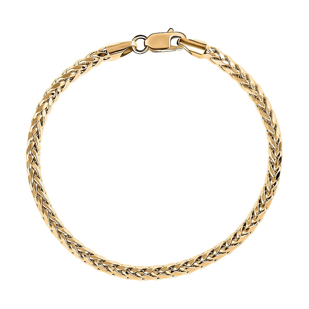 10K Yellow Gold 3mm Palma Bracelet (7.00 In) 3.20 Grams image number 2