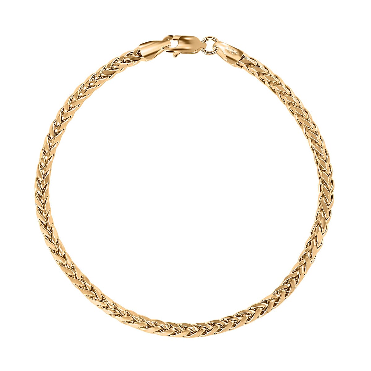 10K Yellow Gold 3mm Palma Bracelet (8.00 In) 3.60 Grams image number 2